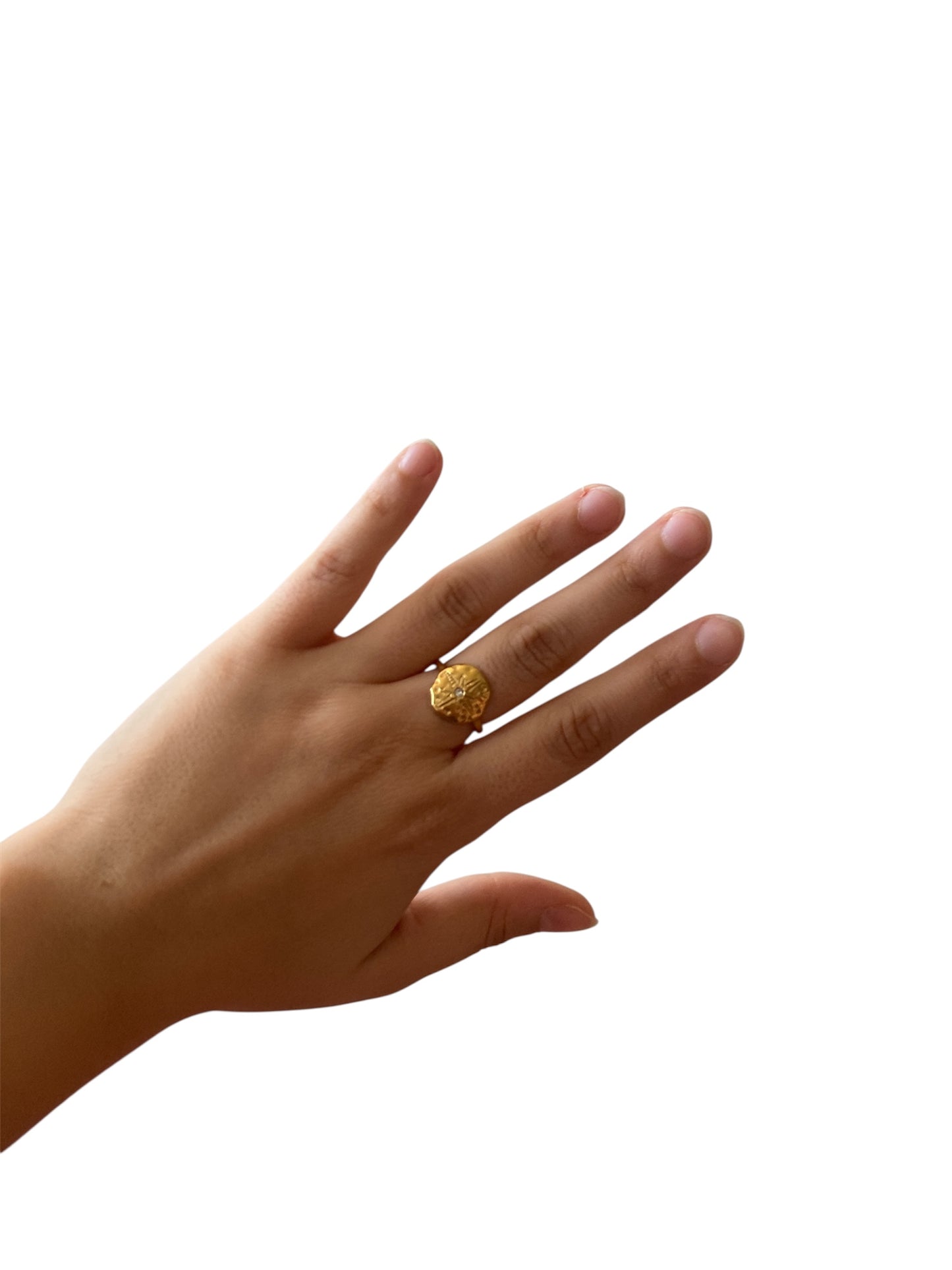 Anillo Estelar en Acero Inoxidable dorado/plata | Salem Bisutería