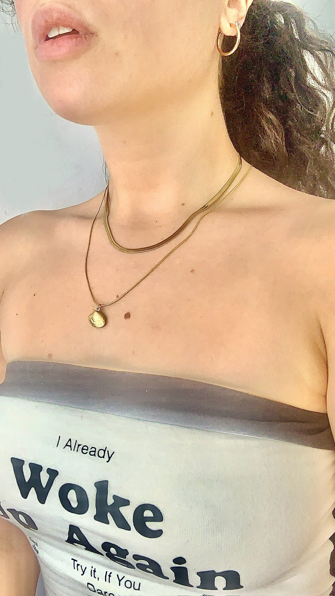 Collar cleopatras puesto junto con collar mar mediterraneo
