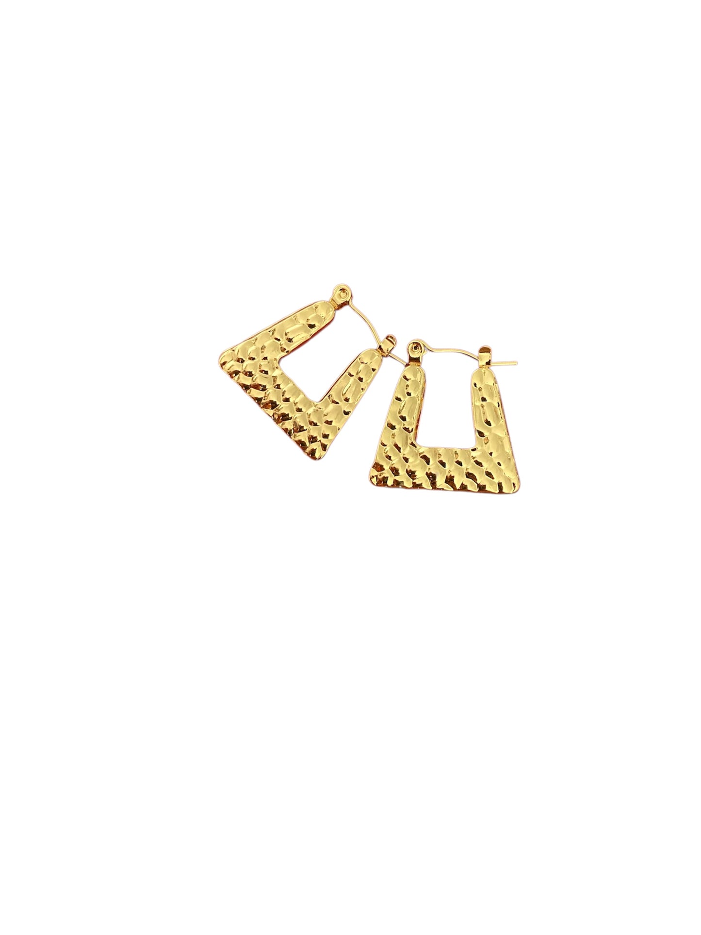 Pendientes Minimalistas de Acero Inoxidable Oro | Estilo Chic y Moderno