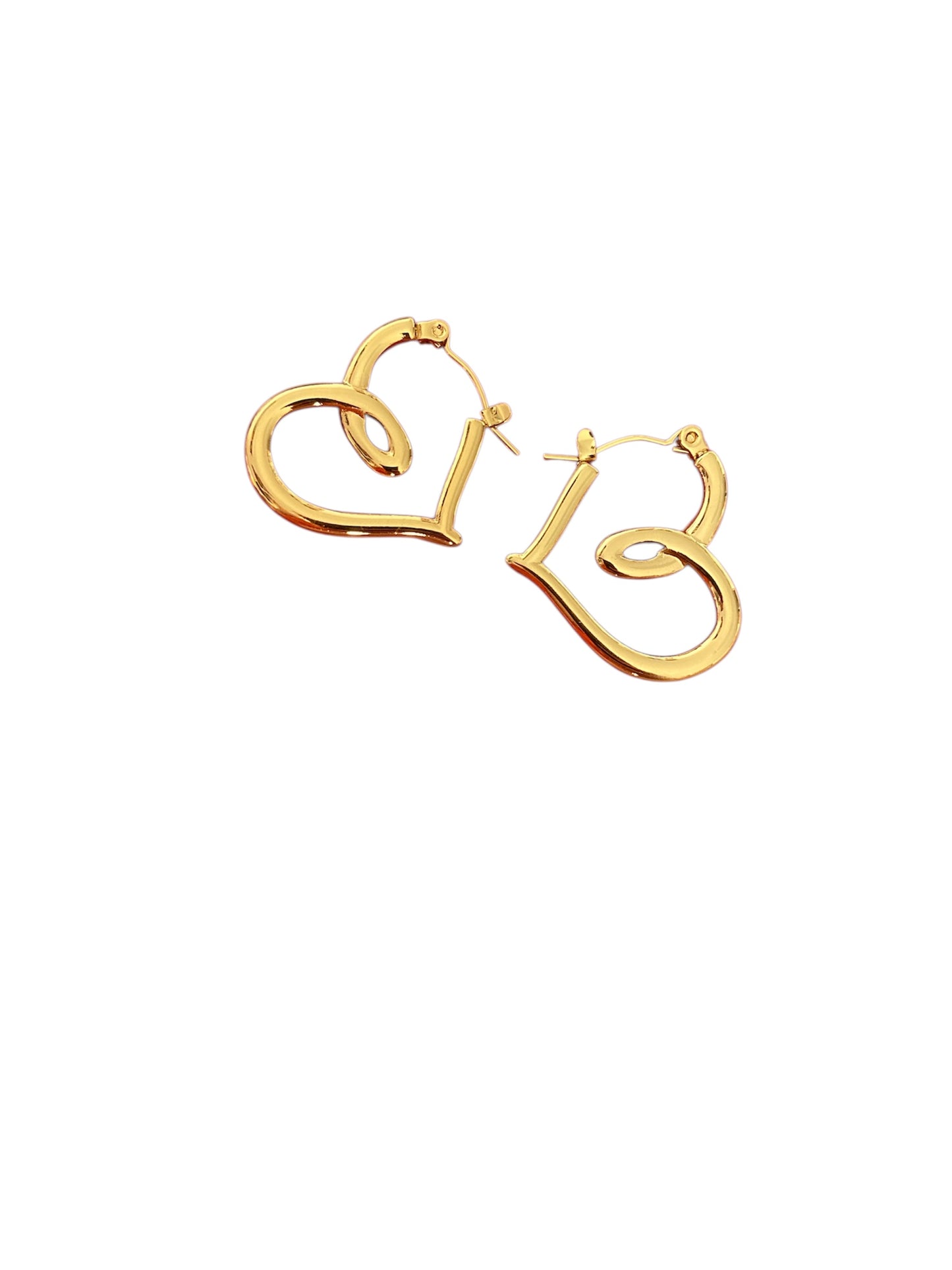 Pendientes Minimalistas de Acero Inoxidable Oro | Estilo Chic y Moderno