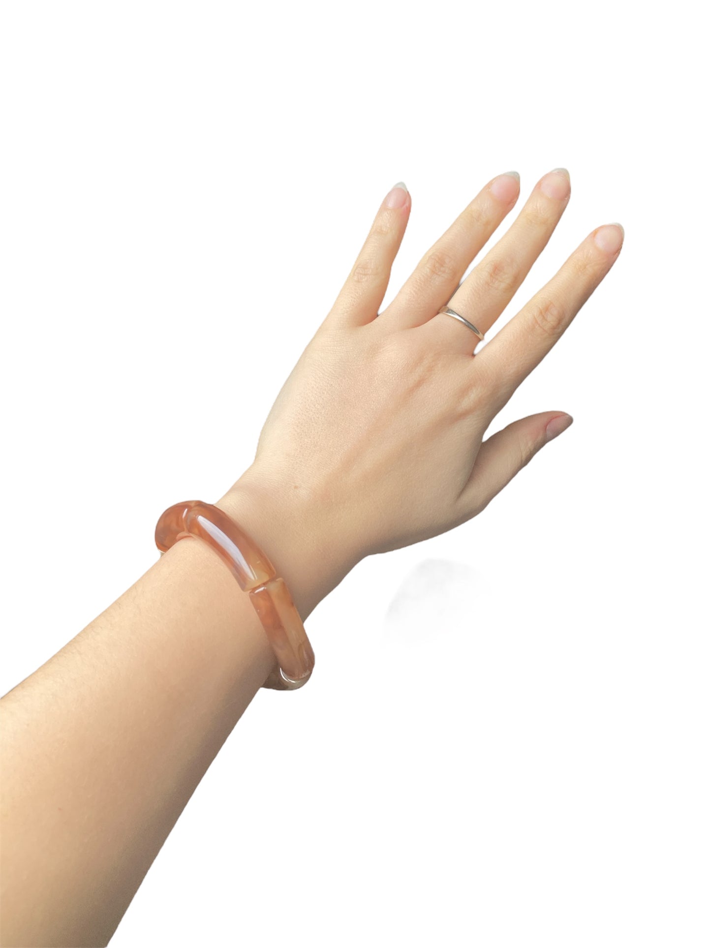 Pulseras Tigre con cuenta acrílica y hilo elástico diseño vibrante Salem Bisutería
