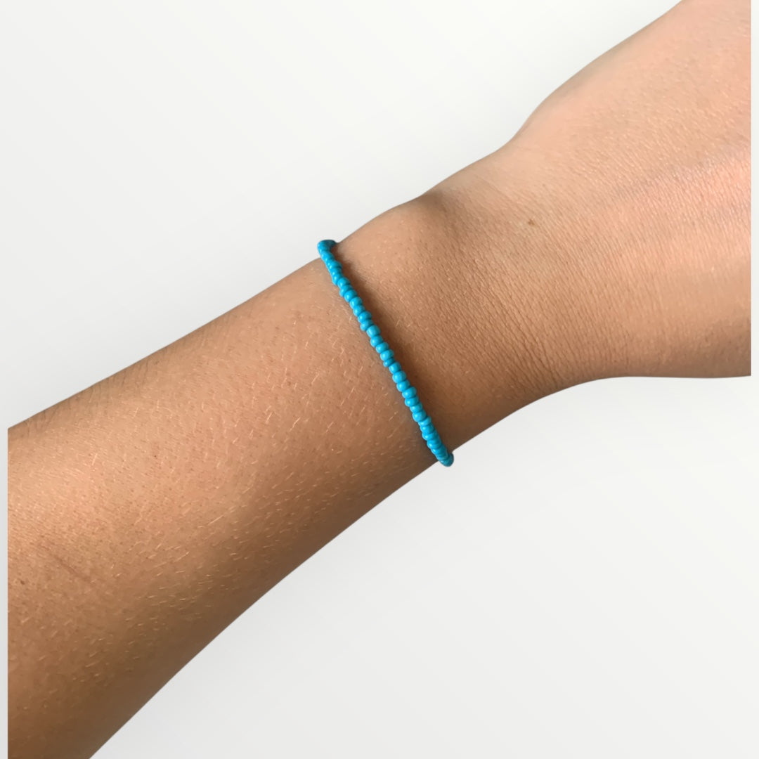 Pulseras frontal puesto pastel cielo