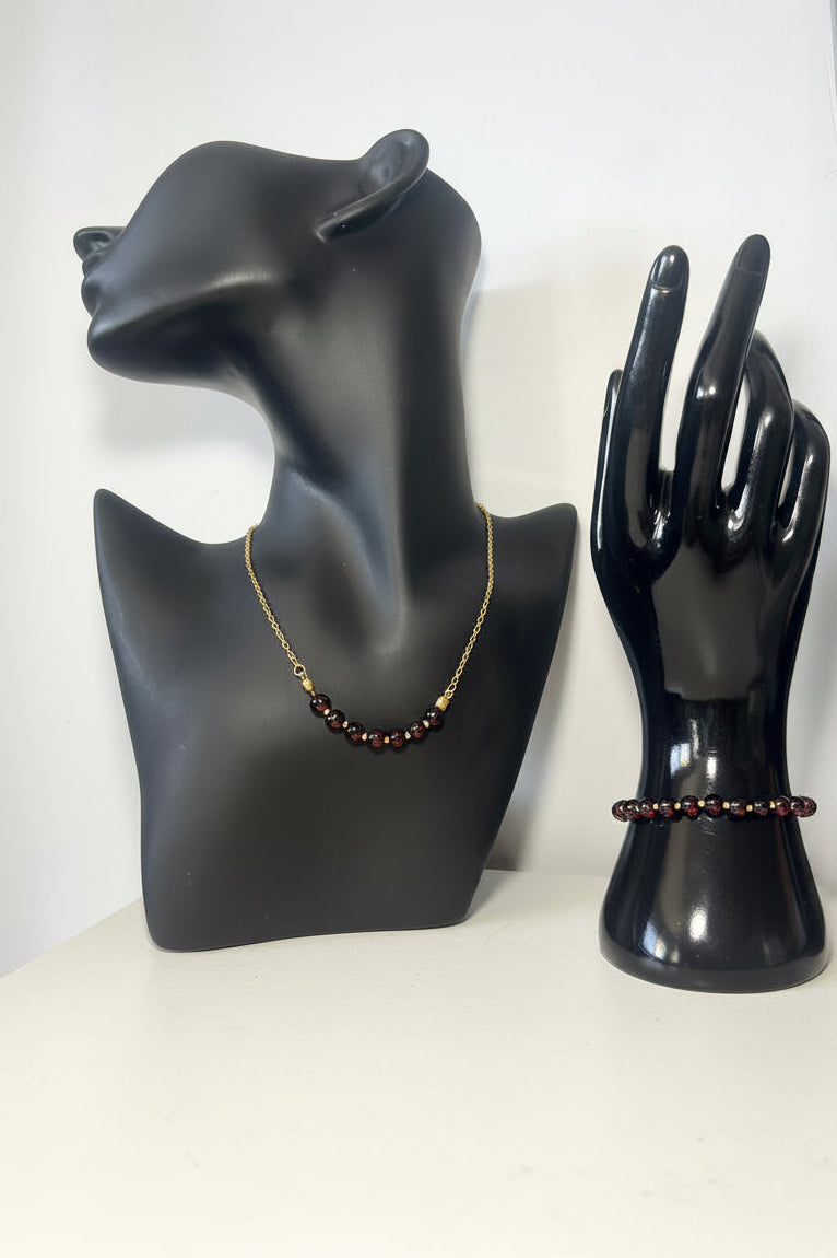 Conjunto Uvas Rojas | Salem Bisutería