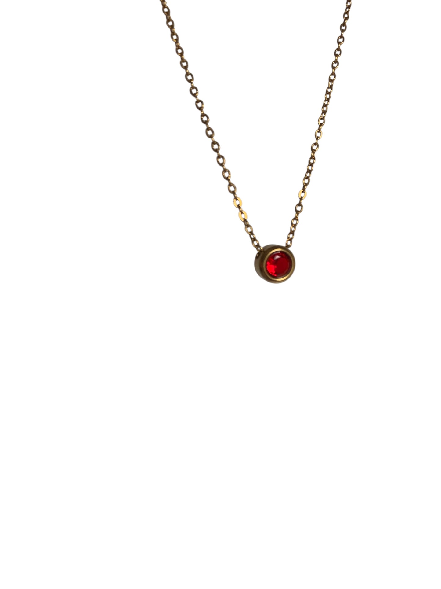 collar BRILLI BRILLI rojo