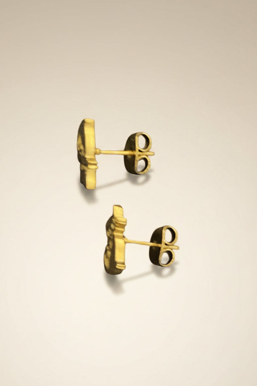 pendientes salem oro de lado