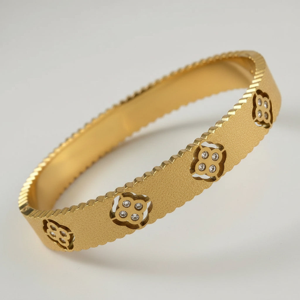 pulsera dorada oriental