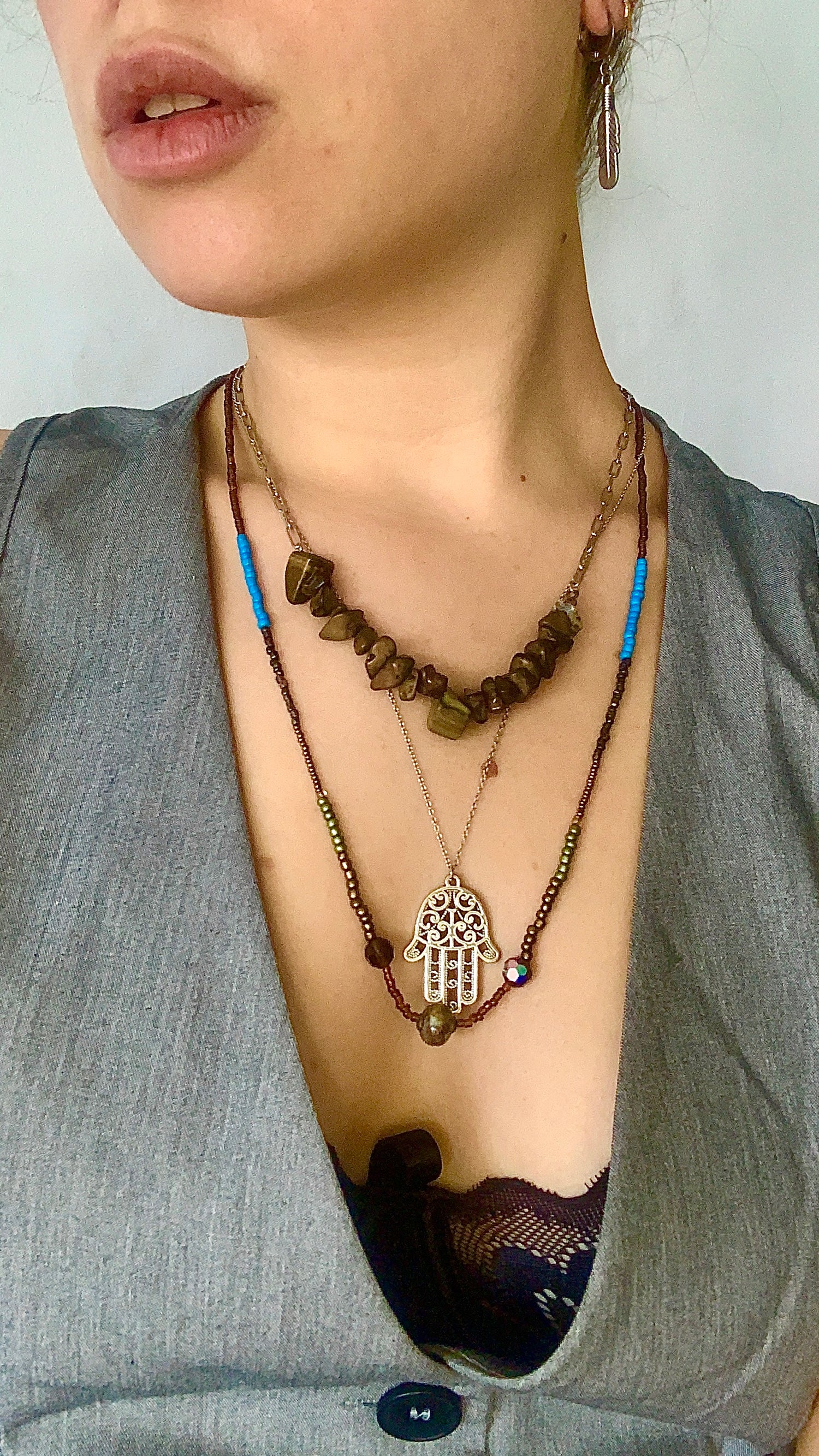 pulsera de jaspe de cerca