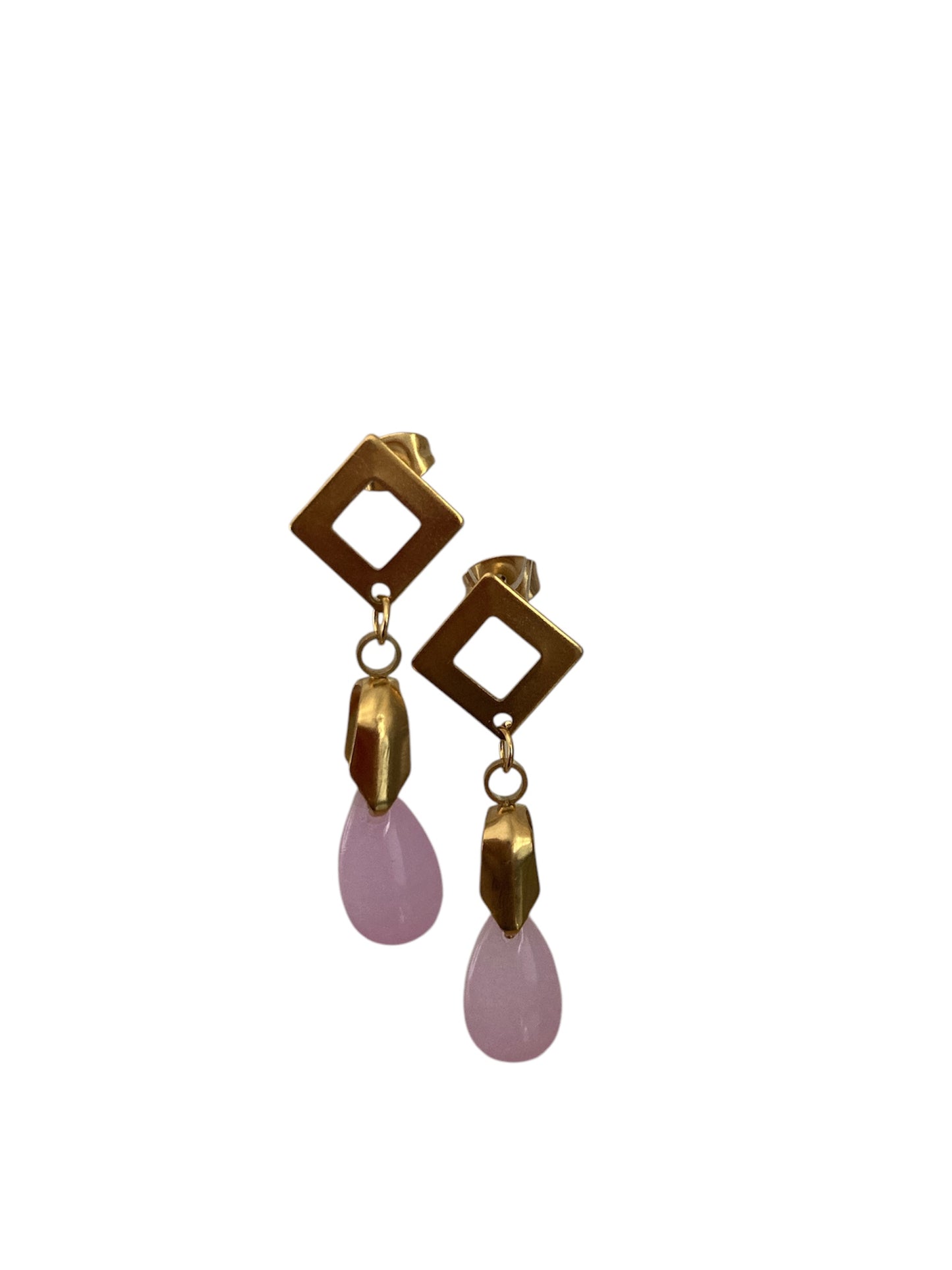 Pendientes lilas
