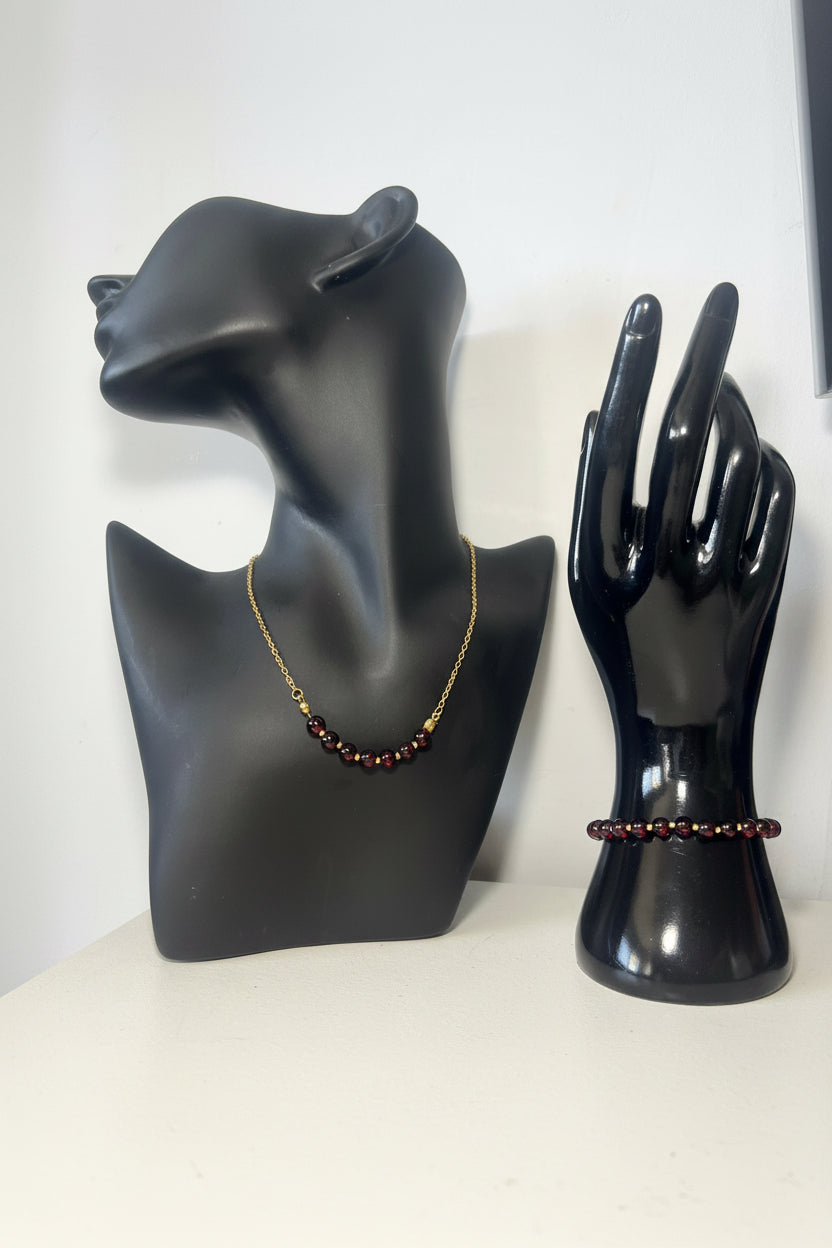 Conjunto Uvas Rojas | Salem Bisutería
