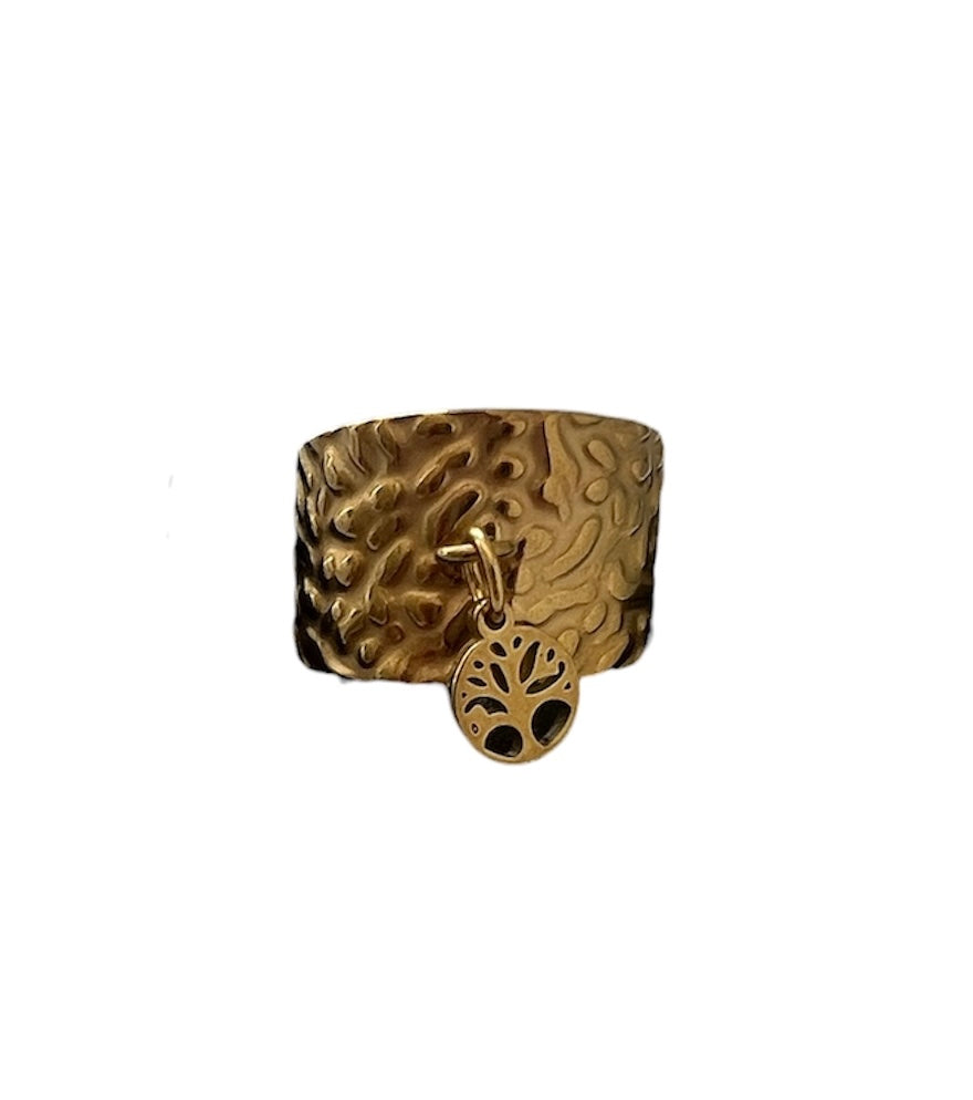 Anillo Árbol de la Vida | Acero Inoxidable Artesanal | Salem Bisutería