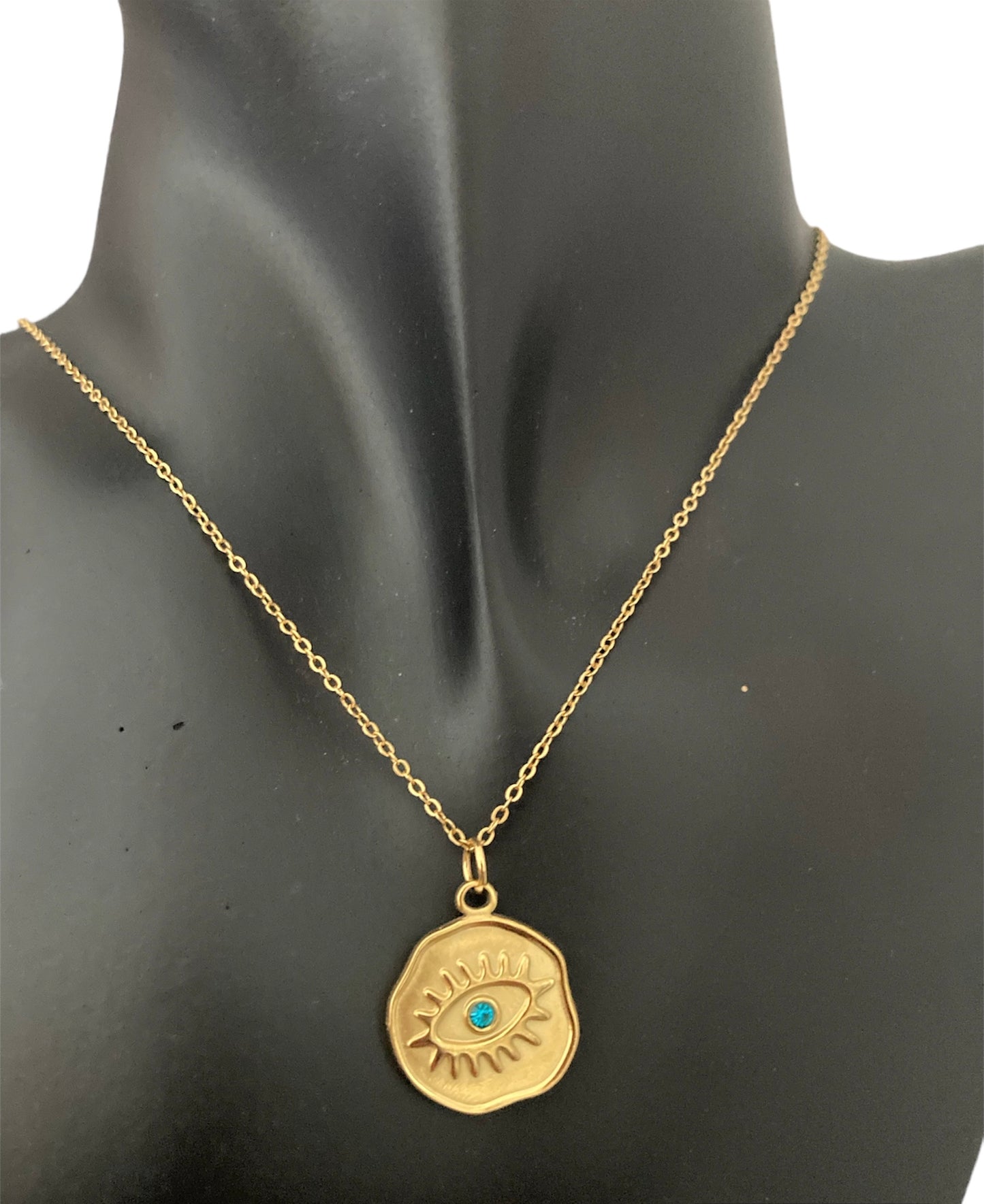 Collar 👁️ egipcio azul