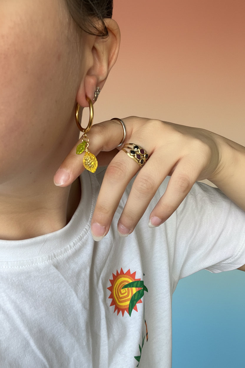 Pendientes Limoni Siciliani | Oro | Salem bisutería