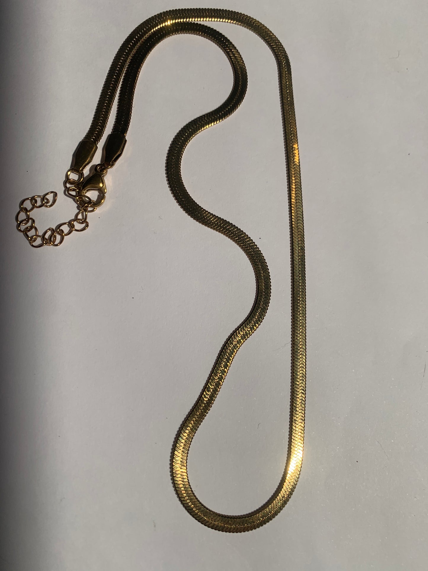 Collar Cleopatra de cadena Serpiente | Estilo Egipcio | Salem Bisutería