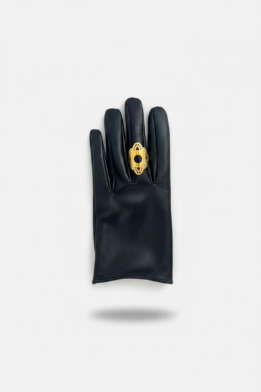 Anillo Egipto – Acero Inoxidable Chapado en Oro | Salem Bisutería