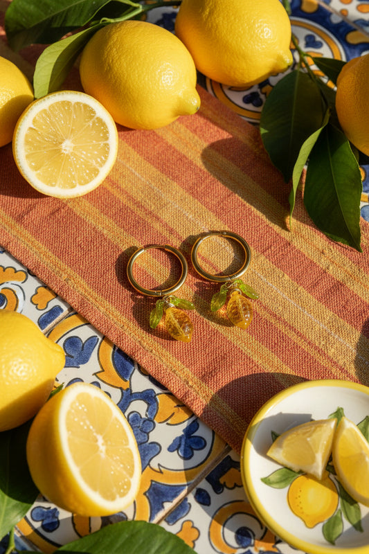 Pendientes Limoni Siciliani | Oro | Salem bisutería