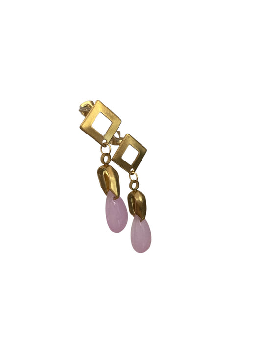 Pendientes lilas
