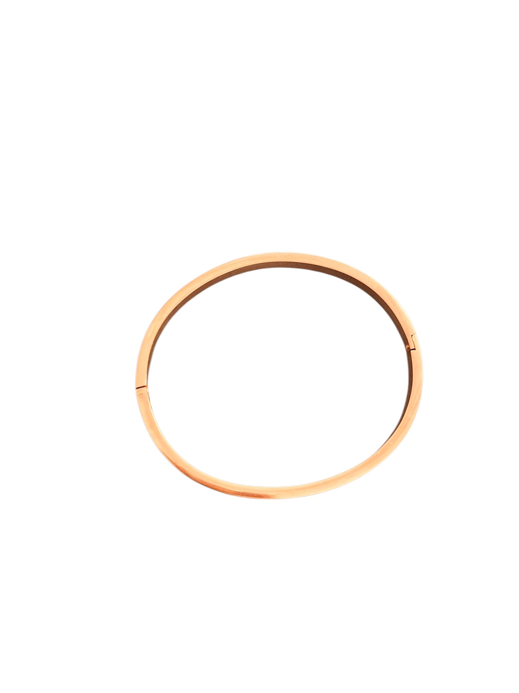 Pulsera de acero inoxidable con circonitas incrustadas brillantes desde arriba