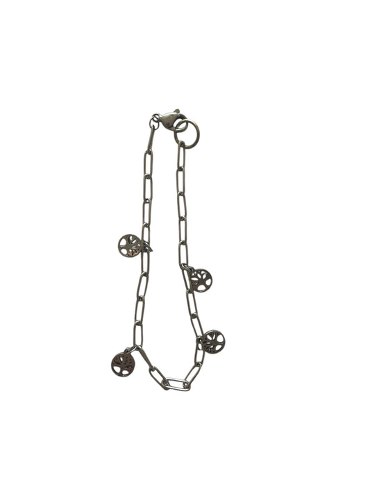 Pulsera del Árbol de la Vida en acero inoxidable con colgante simbólico Salem Bisutería
