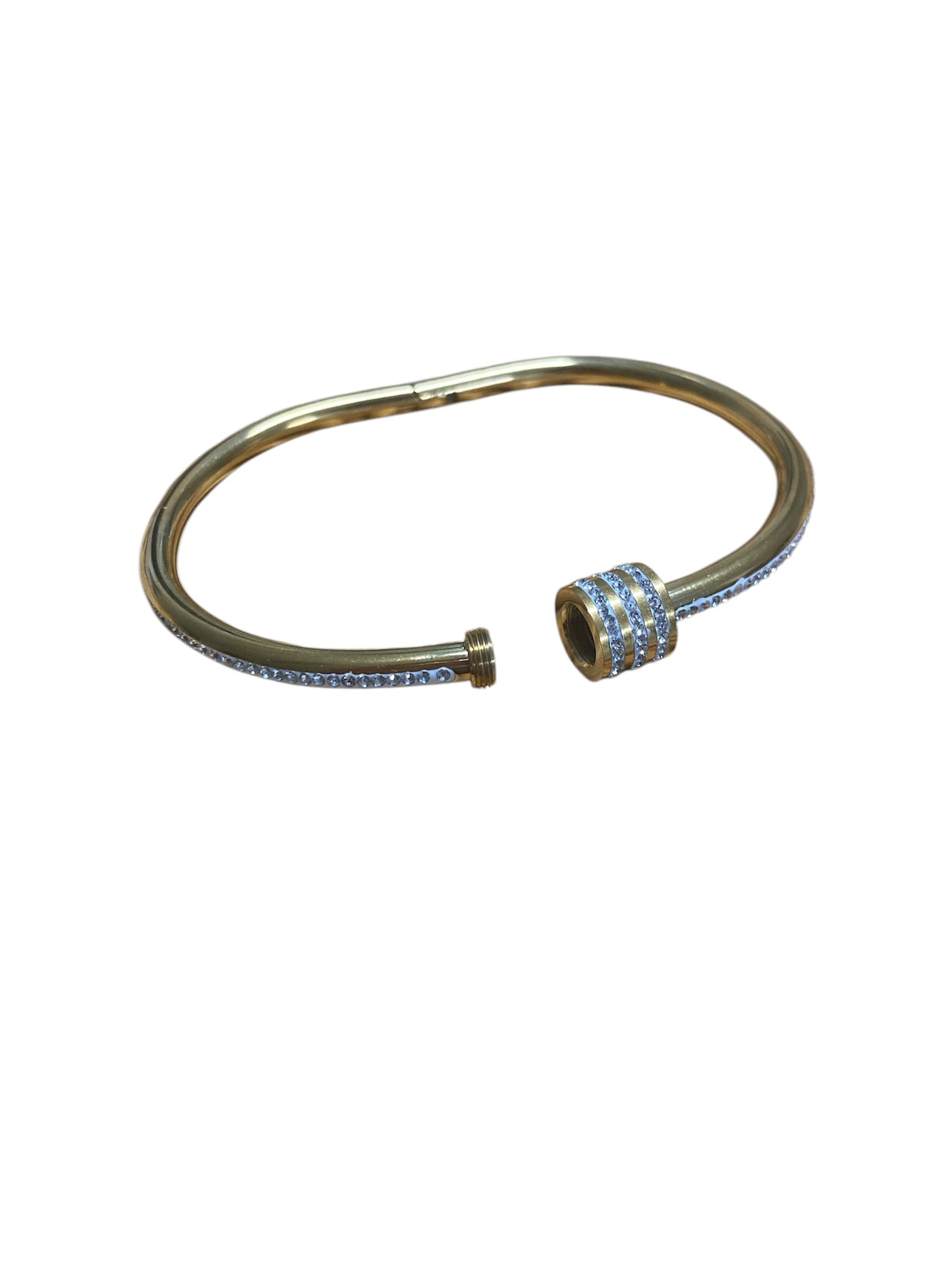 Pulsera ovalada de acero inoxidable 