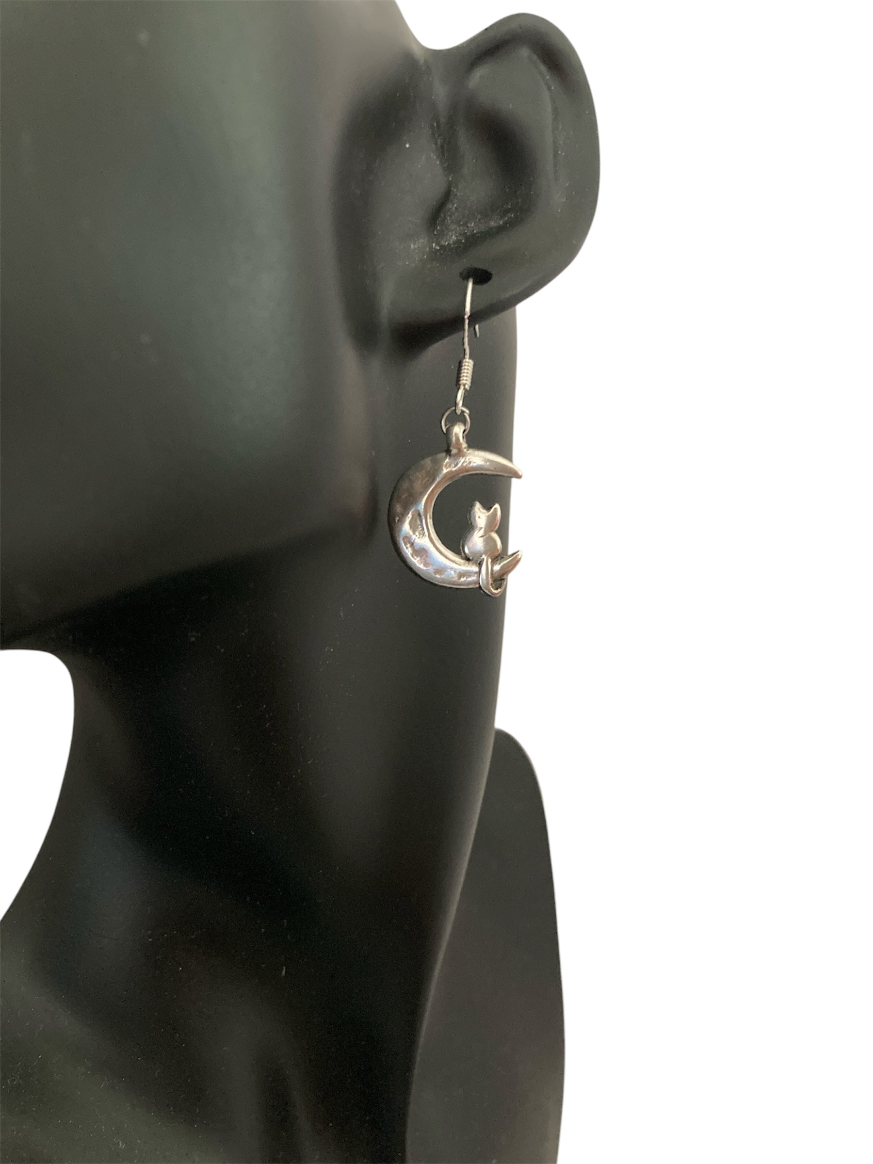 Pendientes Salem en la Luna en plata de ley 925