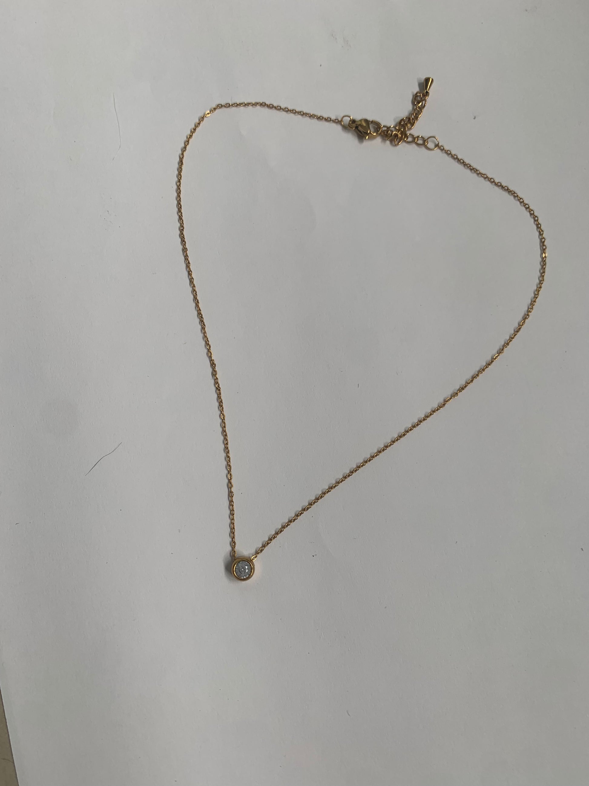 collar transparente alejado