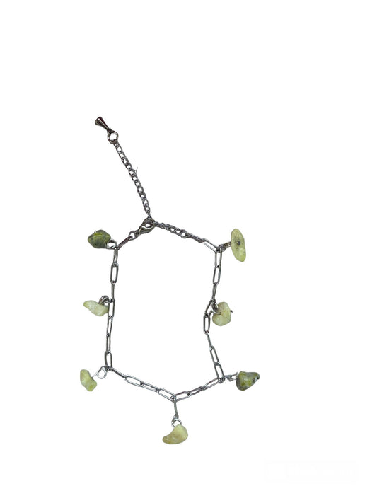 Tobilleras de ámbar natural joya corporal artesanal Salem Bisutería
