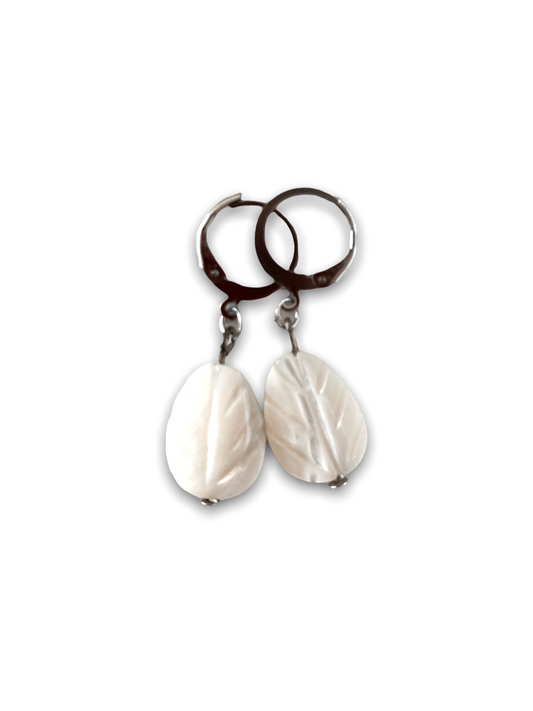 Pendientes Hoja de perla